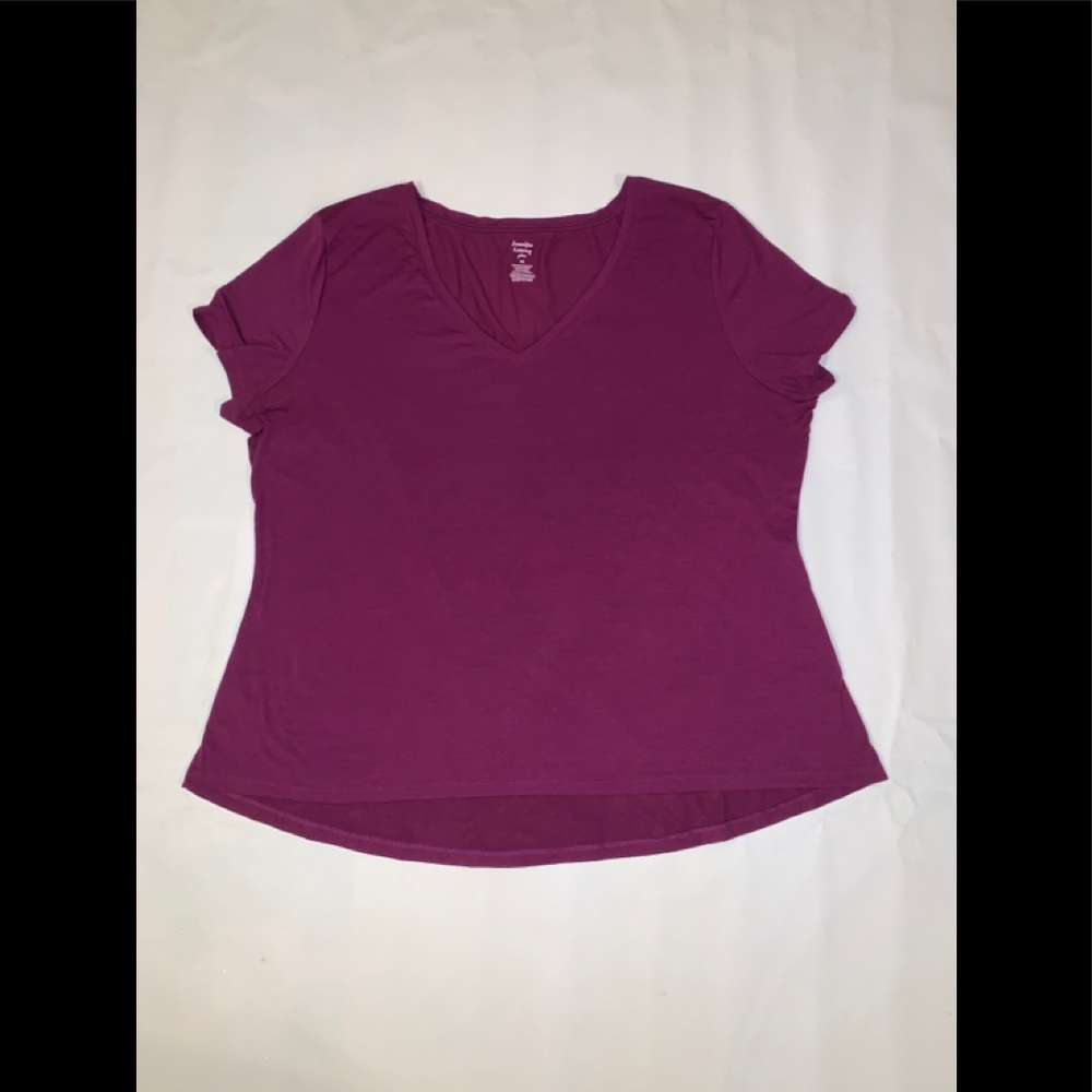 Jennifer Lauren Plus™️ V-Neck Shirt Top